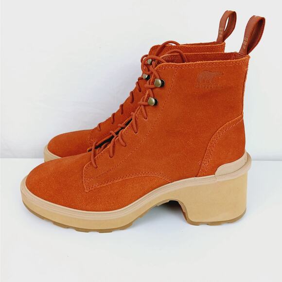 Sorel Women's SZ 8 Hi-Line Waterproof Lace-Up Boot In Warp Red NWOT - Picture 5 of 9
